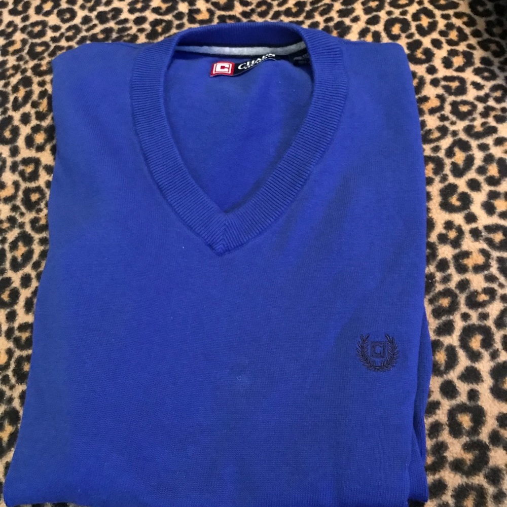 Chaps 3XB Royal V Neck Sweater Vest